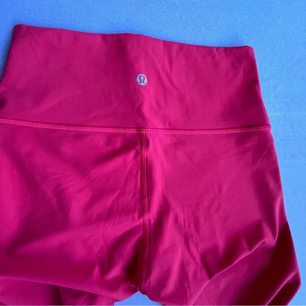 Lululemon Athletica Bold Pink Leggings - Picture 2 of 10